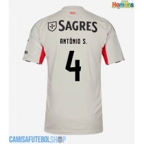 Camisa de time de futebol Benfica Antonio Silva #4 Replicas 2º Equipamento 2025-26 Manga Curta